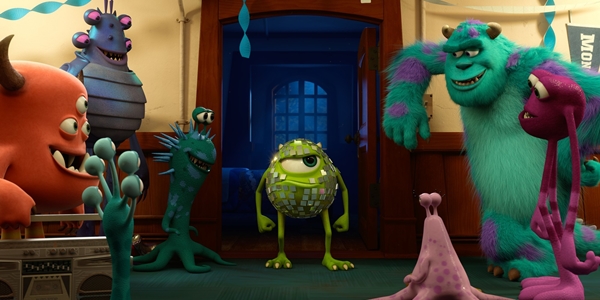 A much younger Mike and Sully