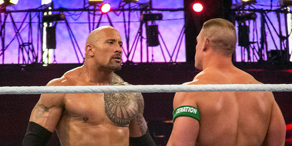 The Rock vs John Cena