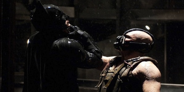 The Dark Knight Rises Bane Batman Fight