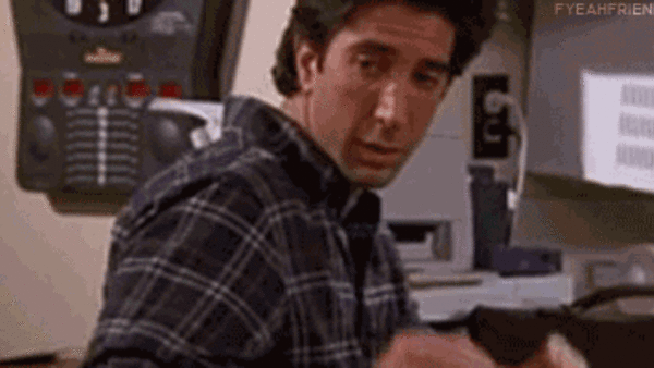 Ross Friends Gif