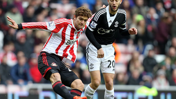 Marcos Alonso Sunderland Adam Lallana Southampton