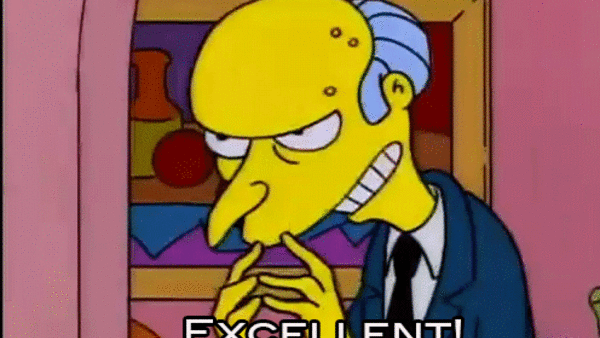 Mr Burns Saying Excellent Gif