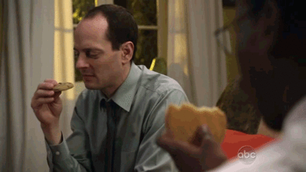 Better Off Ted Cookie Eating Gif