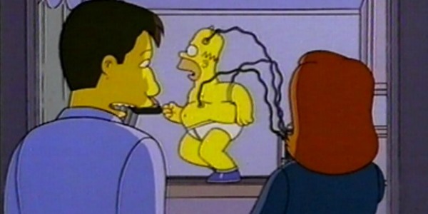 Homer Simpsons X Files Mulder Scully