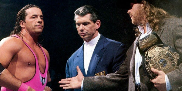 Bret Hart Vince Mcmahon Shawn Michaels