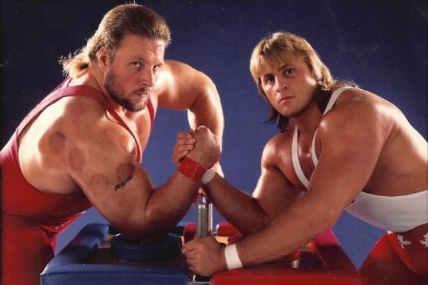 Scott Norton Owen Hart Arm Wrestling