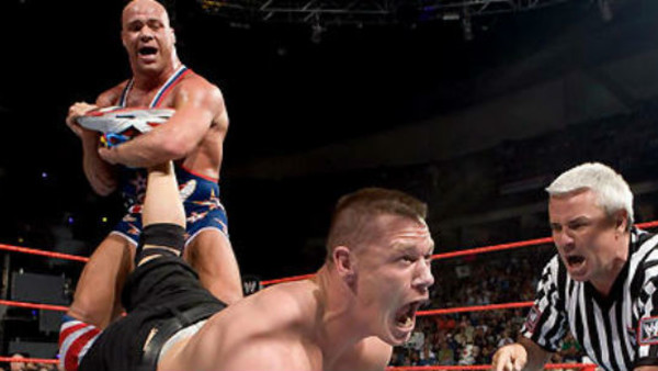 John Cena Kurt Angle Eric Bischoff