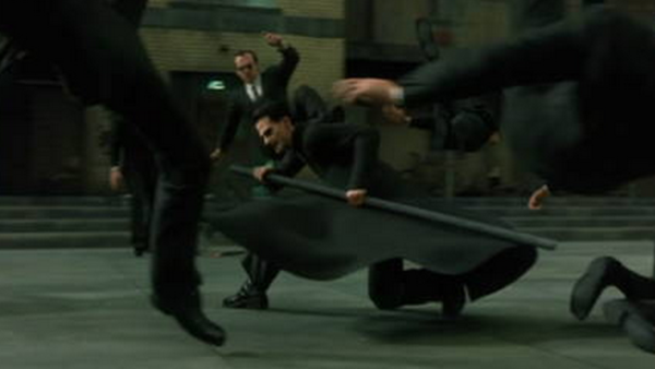 The Matrix Reloaded Burly Brawl