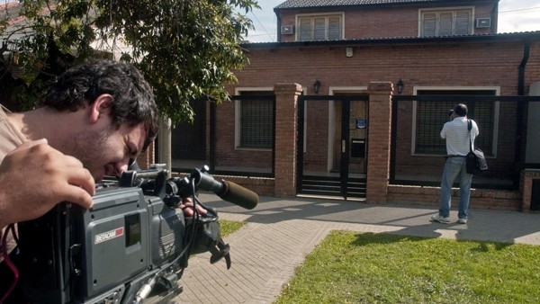 FC Barcelona's Leo Messi, from Argentina, celebrates after scoring against Albacete during their Spanish League soccer match in Barcelona, Spain, Sunday, May 1, 2005. Barcelona won 2-0. (AP Photo/Bernat Armangue)