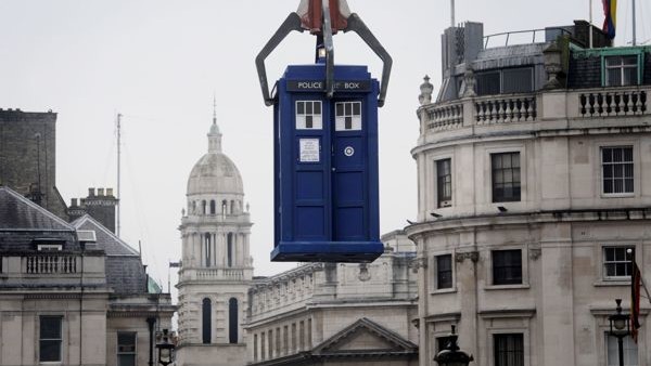 TARDIS Doctor Who Trafalgar Square