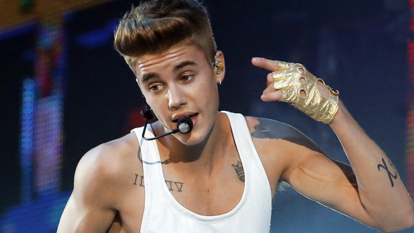 Billie Joe Armstrong of Green Day performing on the Main Stage on day one of the Reading Festival.