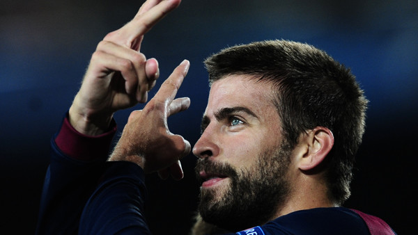 Barcelona's Gerard Pique