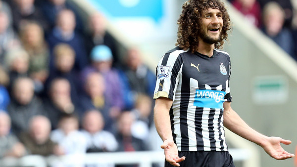 Newcastle United's captain Fabricio Coloccini during their English Premier League soccer match against Liverpool at St James' Park, Newcastle, England, Saturday, Nov. 1, 2014. (AP Photo/Scott Heppell)