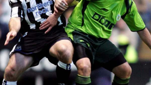 Dejection for Newcastle United's Alan Shearer (standing) and David Batty after Newcastle were defeated 2-0 by Arsenal in the FA Cup Final at Wembley this afternoon (Saturday). Photo by Owen Humphreys/PA