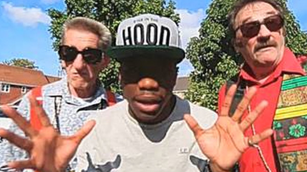 The Prince of Wales and the Duchess of Cornwall behind the bar during their visit to 'The Bell' in Purleigh, Essex where they also viewed some of the local produce grown by residents, before learning more about the arts and craft activities which 
