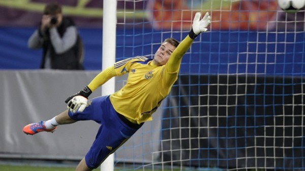 Bayer Leverkusen goalkeeper Bernd Leno