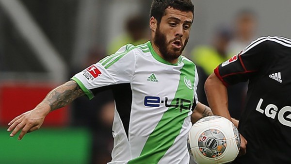 Atletico de Madrid's Arda Turan reacts during a Spanish La Liga soccer match against Levante at the Ciutat de Valencia stadium in Valencia, Spain, on Sunday, May 4, 2014. (AP Photo/Alberto Saiz)