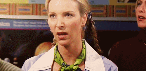 Pheobe Shocked Face Gif