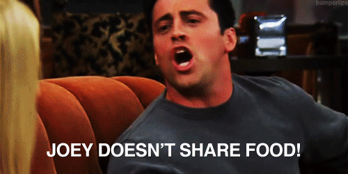 Joey Food Gif