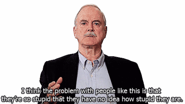 John C Stupid People Gif