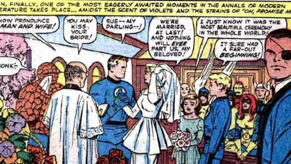 Reed Richards Sue Storm Wedding