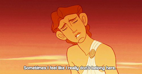 Disney Hercules I Feel Like I Dont Belong Here Gif Gif