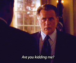 President Bartlet Are You Kidding Me Gif