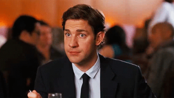 The Office Jim Confused Gif Gif