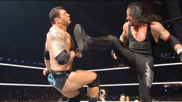 Batista Undertaker Wrestlemania