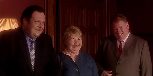 Doctor Who Slitheen laughing