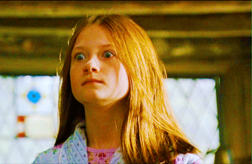 Ginny Weasley Zoom On Eye Contact Harry Potter Gif Gif