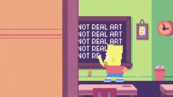 Simpsons Pixel Gif