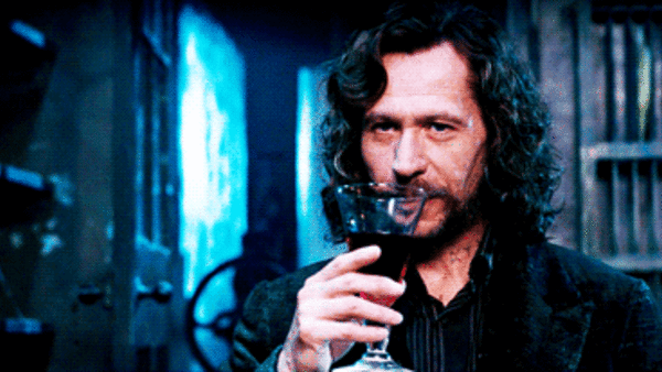 Sirius Black Toasting Harry Drink Sexy Harry Potter Gif Gif