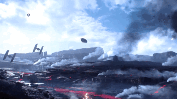 Star Wars Battlefront Millennium Falcon Gif