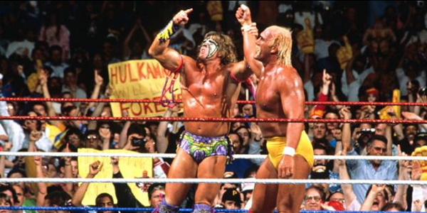 Ultimate Warrior Hulk Hogan Wrestlemania 8