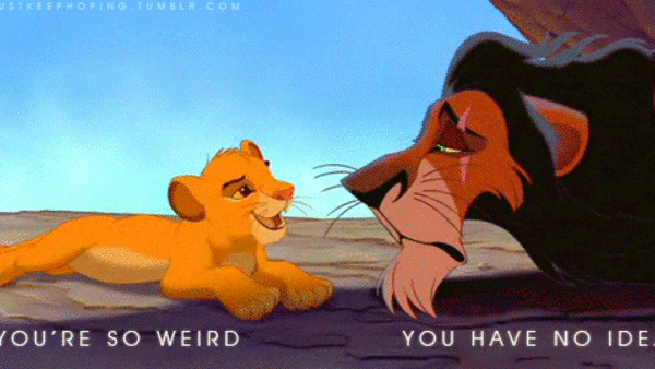 Weird Lion King Gif