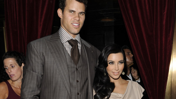 FILE - This Aug. 31, 2011 file photo shows newlyweds Kim Kardashian and Kris Humphries attending a party thrown in their honor at Capitale in New York. A Los Angeles judge has approved a divorce settlement between Kim Kardashian and Kris Humphries. Detail