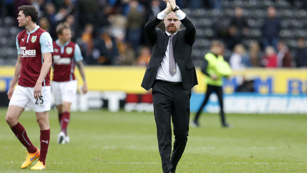 Burnley's manger Sean Dyche