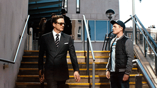 Kingsman The Secret Service Colin Firth Walk Gif Gif