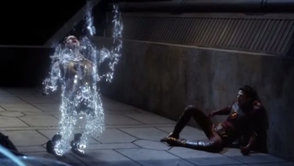 Flarrow Fight oliver queen barry allen