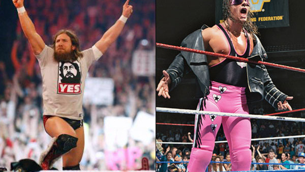 Daniel Bryan and Bret "Hitman" Hart