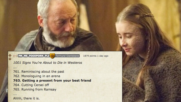 Ser Davos Shireen Game of Thrones