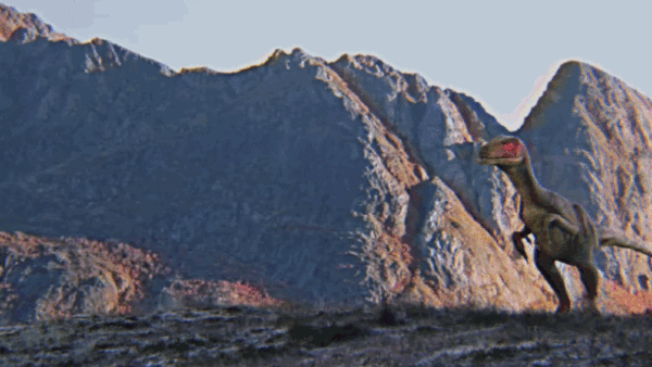 Kung Fury Laser Raptor Gif