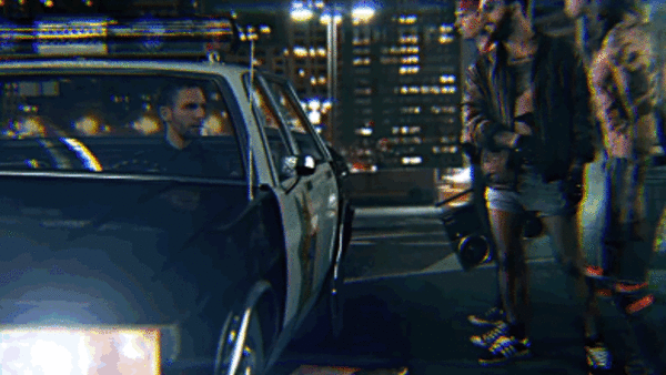 Kung Fury Skateboard Gif