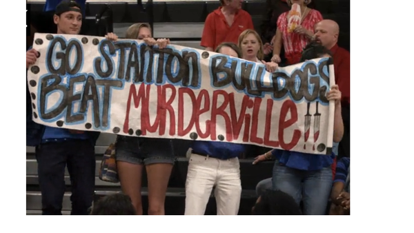 Scream Murderville Sign