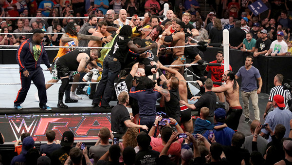 undertaker lesnar brawl