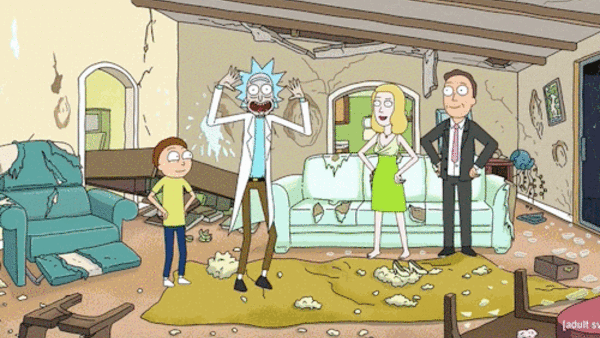 Rick and Morty Wubba lubba dub dub
