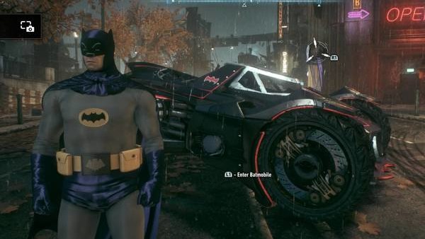 Batman Arkham knight adam west skin