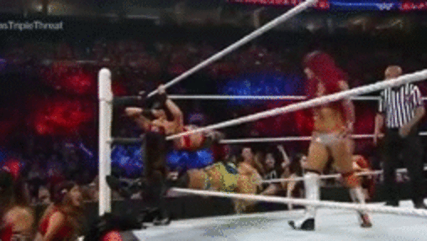 Sasha Banks Brie Bella Charlotte Double Knees Corner