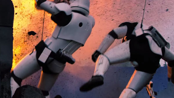 Star Wars The Force Awakens Troopers Explosion